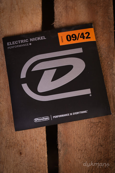 Dunlop Electric Nickel Performance Plus Strings 09-42