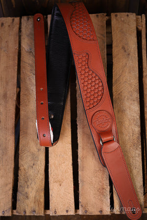 Taylor Gitaar Basketweave Strap Bruin