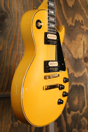 Gibson Custom Murphy Lab 1957 Les Paul Custom Heavy Antique White 2-Pickup Light Aged