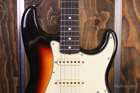 Del-Tone 60's S-Style 3-Tone Sunburst