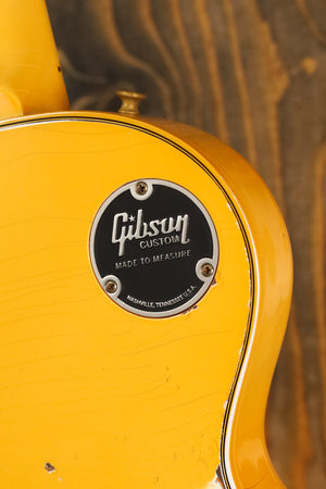 Gibson Custom Murphy Lab 1957 Les Paul Custom Heavy Antique White 2-Pickup Light Aged
