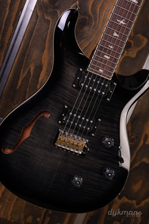 PRS SE Custom 24 Semi-Hollow Charcoal Burst