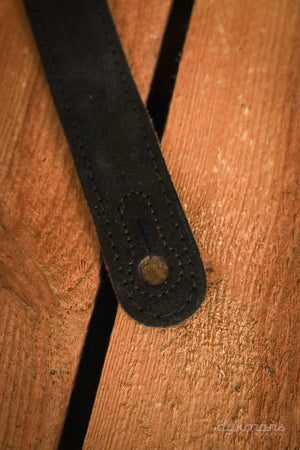 Taylor Suede Gitaar Strap zwart