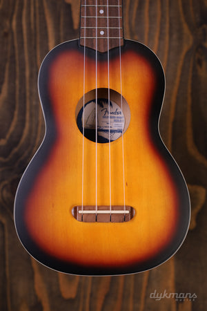 Fender Venice Soprano Ukulele 2-Tone Sunburst