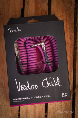 Fender Jimi Hendrix Voodoo Child Coiled Cable 9.1 m Purple