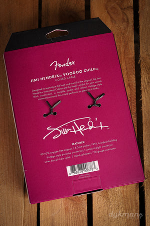 Fender Jimi Hendrix Voodoo Child Coiled Cable 9.1 m Purple