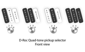 Dingwall D-Roc Standard 4 Aquamarine Metalflake Gloss
