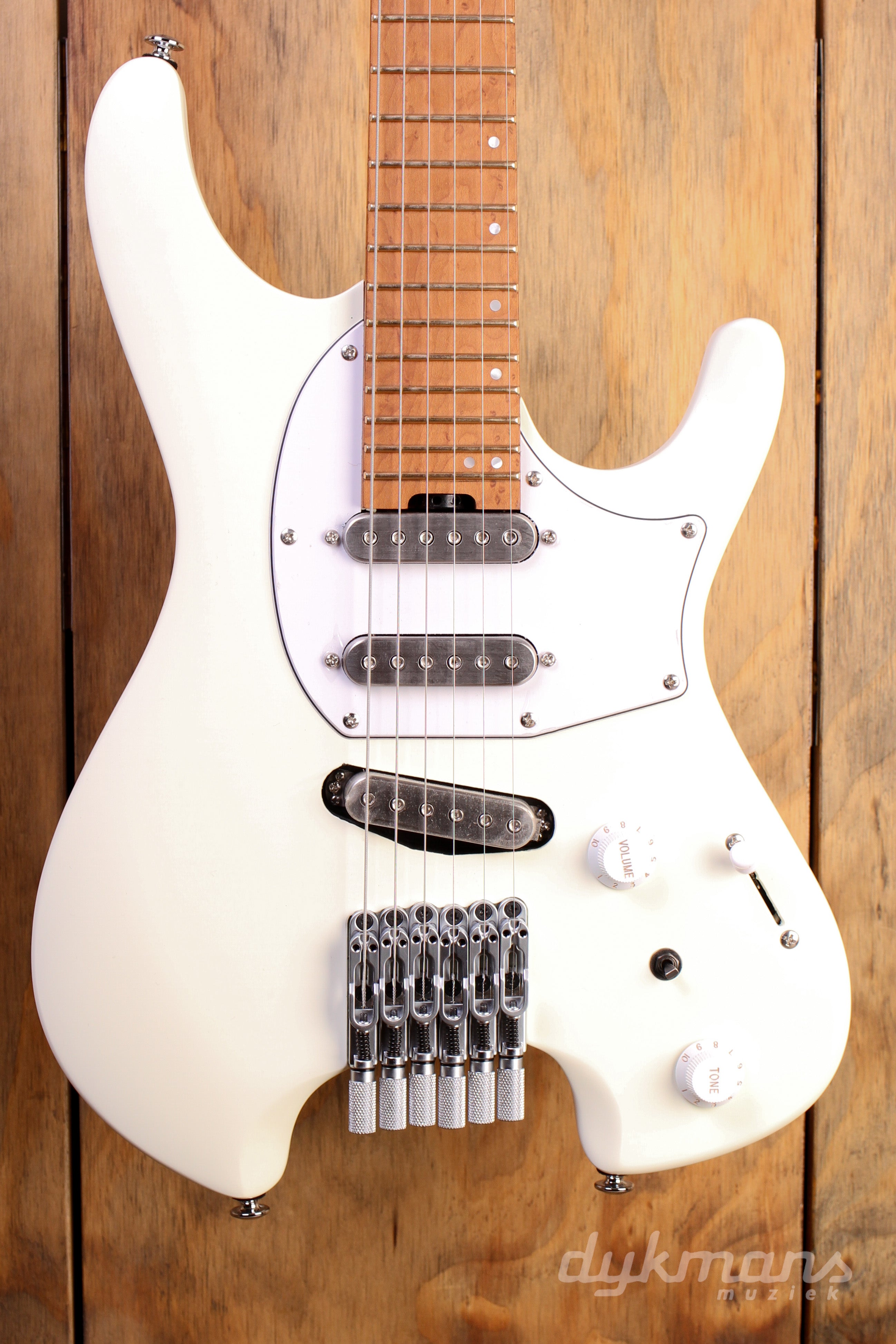 Ibanez ICHI10 Vintage White Matte – Dijkmans Muziek