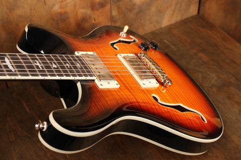 PRS SE Hollowbody II Tri-Colour Sunburst